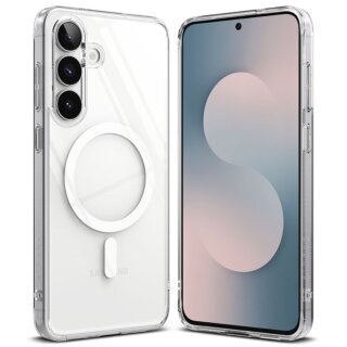 Ringke Fusion Magnetic MagSafe Samsung Galaxy S25 FE szilikon hátlap tok - átlátszó