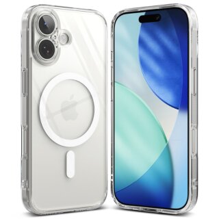 Ringke Fusion Magnetic MagSafe iPhone 17 szilikon hátlap tok - átlátszó