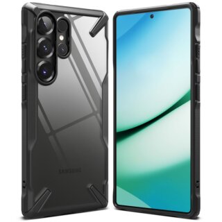 Ringke Fusion X Samsung Galaxy S25 Ultra kemény hátlap tok - fekete