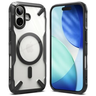 Ringke Fusion X Magnetic MagSafe iPhone 17 ütésálló kemény hátlap tok - fekete