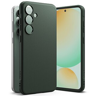 Ringke Onyx Samsung Galaxy S24 FE ütésálló szilikon hátlap tok - zöld