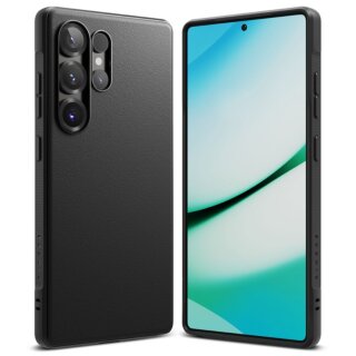 Ringke Onyx Samsung Galaxy S25 Ultra ütésálló szilikon hátlap tok - fekete