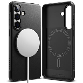 Ringke Onyx Magnetic MagSafe Samsung Galaxy S26 ütésálló szilikon hátlap tok - fekete