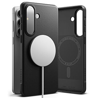 Ringke Onyx Magnetic MagSafe Samsung Galaxy S26+ Plus ütésálló szilikon hátlap tok - fekete