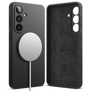 Ringke Silicone Magnetic MagSafe Samsung Galaxy S26+ Plus szilikon hátlap tok - fekete