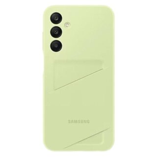 Samsung EF-OA256TMEGWW Samsung Galaxy A25 5G szilikon hátlap tok kártyatartóval - sárga
