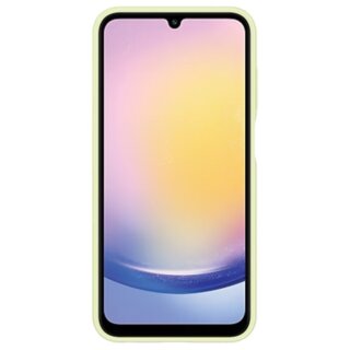 Samsung EF-OA256TMEGWW Samsung Galaxy A25 5G szilikon hátlap tok kártyatartóval - sárga