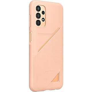 Samsung EF-OA135TP Samsung Galaxy A13 4G szilikon hátlap tok kártyatartóval - rózsaszín