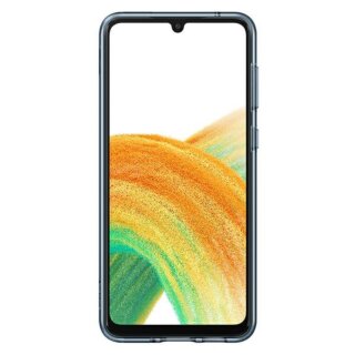 Samsung EF-XA336CB Samsung Galaxy A33 5G szilikon hátlap tok szíjjal - fekete