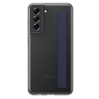 Samsung EF-XG990CBEGWW Samsung Galaxy S21 FE kemény hátlap tok szíjjal - fekete