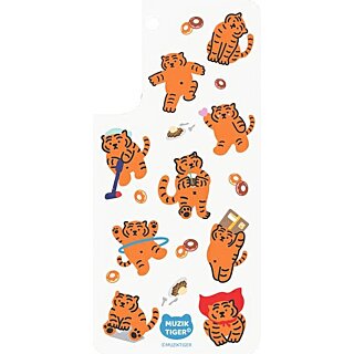 Samsung GP-TOU021HONOW Frame Cover Samsung Galaxy S22 hátlap betét - mintás/fehér