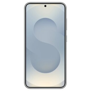 Samsung Kindsuit Samsung Galaxy S25 bőr hátlap tok - szürke