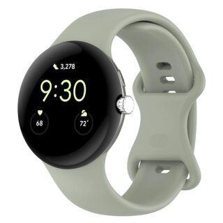 Bizon Watch Silicone Google Pixel Watch 3 45mm szilikon szíj - bézs