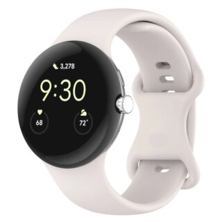 Bizon Watch Silicone Google Pixel Watch 3 45mm szilikon szíj - törtfehér