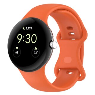 Bizon Watch Silicone Google Pixel Watch 3 45mm szilikon szíj - narancssárga