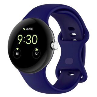 Bizon Watch Silicone Google Pixel Watch 3 45mm szilikon szíj - sötétkék