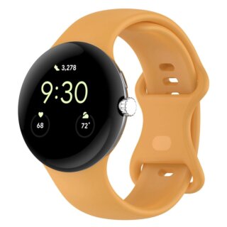 Bizon Watch Silicone Google Pixel Watch 3 45mm szilikon szíj - arany