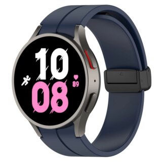Bizon Watch Silicone Samsung Galaxy Watch FE / 7 / 6 / 6 Classic / 5 / 5 Pro / 4 / 4 Classic szilikon szíj - kék