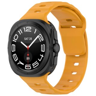 Bizon Watch Silicone Samsung Galaxy Watch Ultra 47mm szilikon szíj - arany