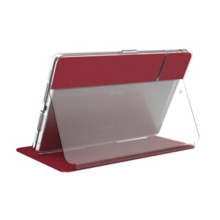 Speck Balance Folio Clear iPad 10,2" (2021/2020/2019) tok - átlátszó/piros