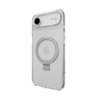 SwitchEasy MagStand MagSafe iPhone Air kemény hátlap tok kitámasztóval - átlátszó