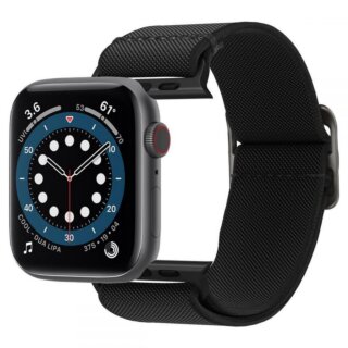 Spigen Fit Lite Apple Watch 46mm / 45mm / 44mm / Ultra 49mm szövet szíj - fekete