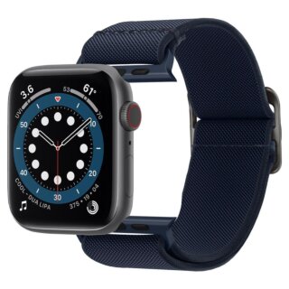 Spigen Fit Lite Apple Watch 46mm / 45mm / 44mm / Ultra 49mm szövet szíj - kék