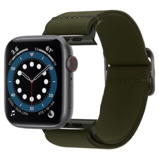 Spigen Fit Lite Apple Watch 46mm / 45mm / 44mm / Ultra 49mm szövet szíj - zöld