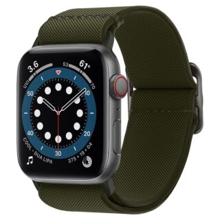 Spigen Fit Lite Apple Watch 46mm / 45mm / 44mm / Ultra 49mm szövet szíj - zöld