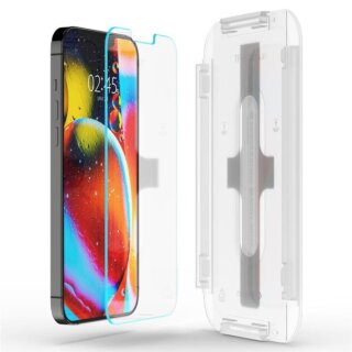Spigen GLAS.tR EZ Fit iPhone 13 Pro Max kijelzővédő üvegfólia + felhelyező - 2db
