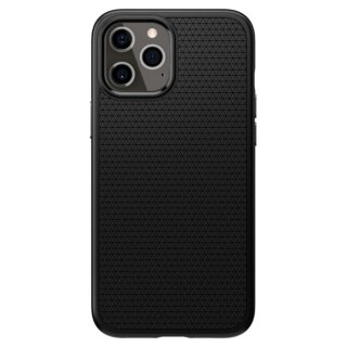 Spigen Liquid Air iPhone 12 Pro Max szilikon tok - fekete