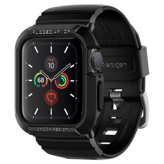 Spigen Rugged Armor Pro Apple Watch 41mm / 40mm tok és szíj - fekete