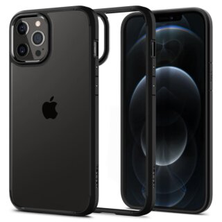 Spigen Ultra Hybrid iPhone 12 / 12 Pro ütésálló tok - fekete