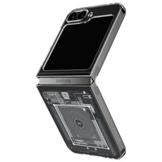 Spigen Air Skin Samsung Galaxy Z Flip 6 kemény hátlap tok - fekete/zero one