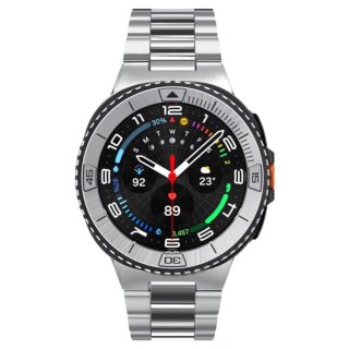 Spigen Bezel Tune Pilot Samsung Galaxy Watch 8 Classic 46mm acél védőkeret - ezüst