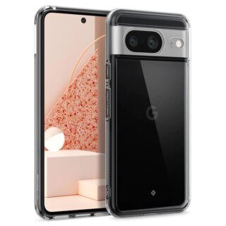 Spigen Caseology Capella Google Pixel 8 kemény hátlap tok kitámasztóval - átlátszó
