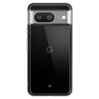 Spigen Caseology Capella Google Pixel 8 kemény hátlap tok kitámasztóval - átlátszó