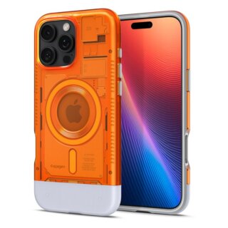 Spigen Classic C1 MagSafe iPhone 16 Pro kemény hátlap tok - narancssárga