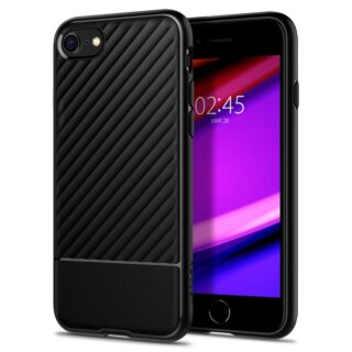 Spigen Core Armor iPhone SE (2022/2020) / 8 / 7 szilikon hátlap tok - fekete