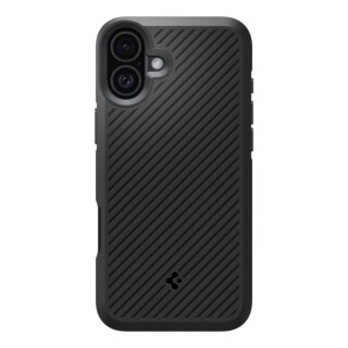 Spigen Core Armor iPhone 16 szilikon hátlap tok - fekete