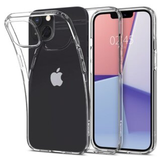 Spigen Crystal Flex iPhone 13 szilikon hátlap tok - átlátszó