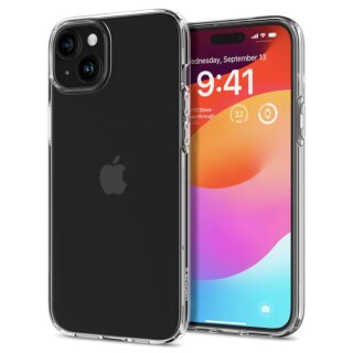 Spigen Crystal Flex iPhone 15 szilikon hátlap tok - átlátszó