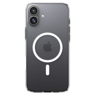Spigen Crystal Flex MagSafe iPhone 16 szilikon hátlap tok - átlátszó