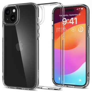 Spigen Crystal Hybrid iPhone 15 Plus kemény hátlap tok - átlátszó
