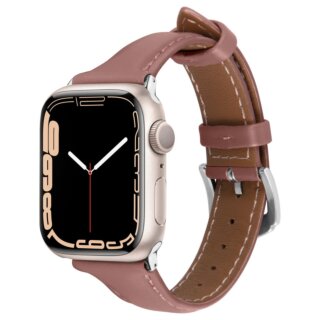 Spigen Cyrill Kajuk Apple Watch 42mm / 41mm / 40mm bőr szíj - rózsaszín