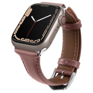 Spigen Cyrill Kajuk Apple Watch 42mm / 41mm / 40mm bőr szíj - rózsaszín