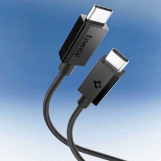 Spigen EB6010CC Essential USB-C - USB-C kábel 60W - 100cm - fekete