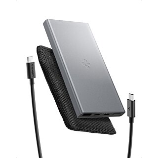 Spigen Essential EA2210 Powerbank 10000mAh külső akkumulátor 22,5W - szürke