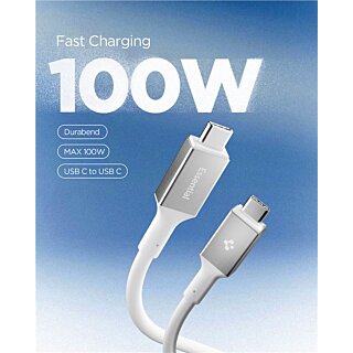 Spigen Essential EB10010CC USB-C - USB-C kábel 100W - 100cm - fehér