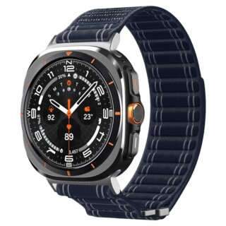 Spigen Fabric Samsung Galaxy Watch Ultra 47mm textil szíj - kék